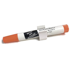 Adhesive Whiteboard Marker Clip - White